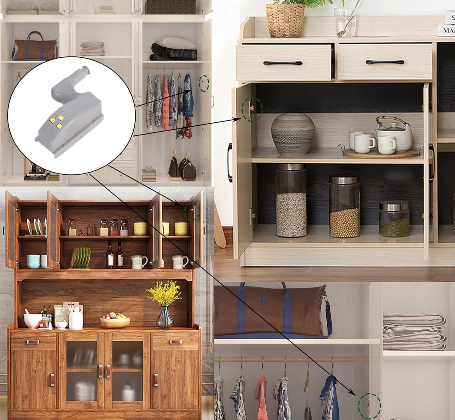 Luz Secreta para Muebles (Pack 10) 🕵🏻‍♂️