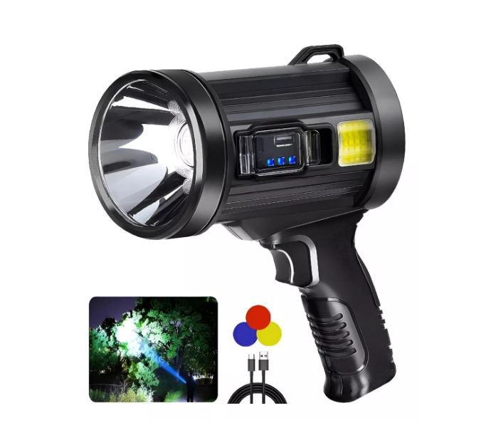 Linterna FlashGo Pro, Ideal para mochileros y estudiantes en movimiento. 🌞 🔦