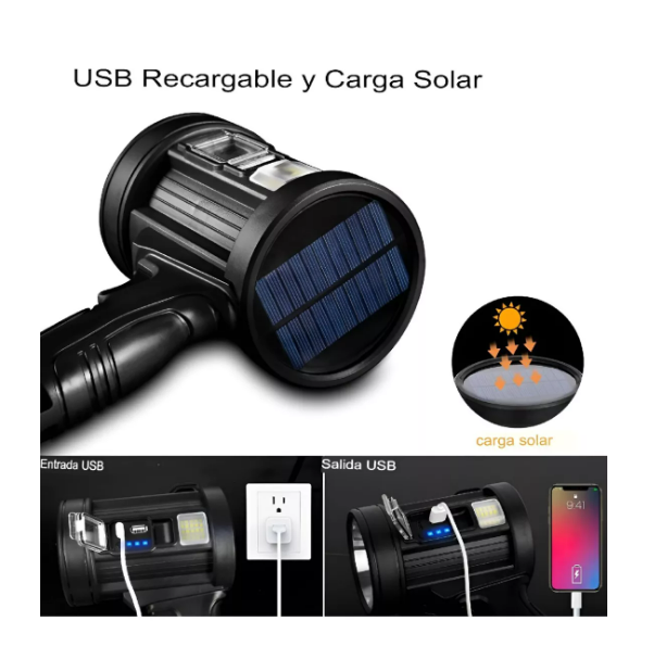 Linterna FlashGo Pro, Ideal para mochileros y estudiantes en movimiento. 🌞 🔦